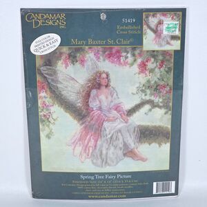 Candamar Designs Cross Stitch Kit 51419 Spring Tree Fairy Mary Baxter St Clair